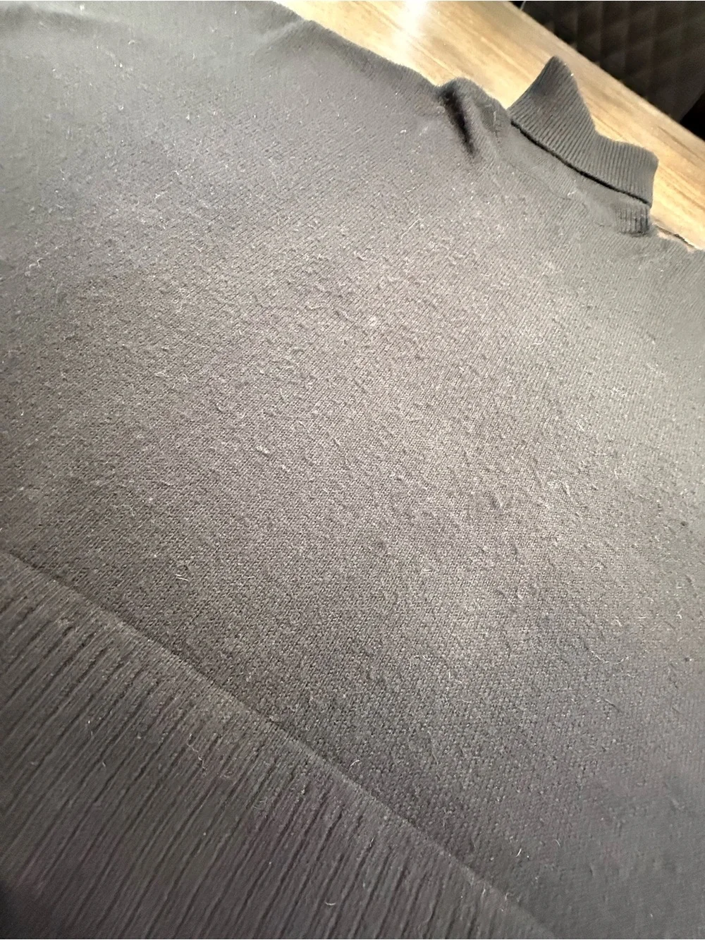 Michael Kors Black Turtleneck Poncho Sweater - Picture 3 of 3